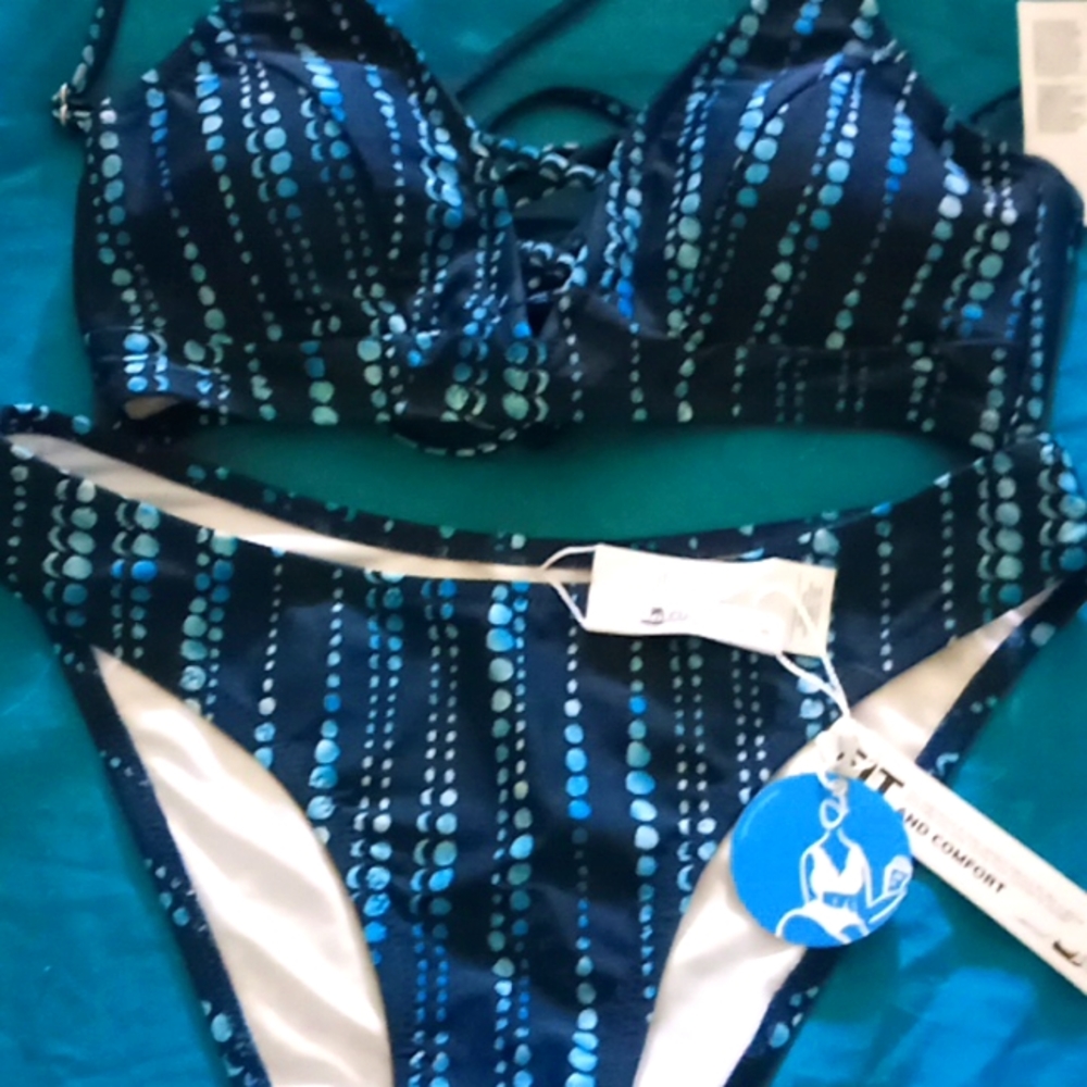 Cupshe two piece bathing suit small